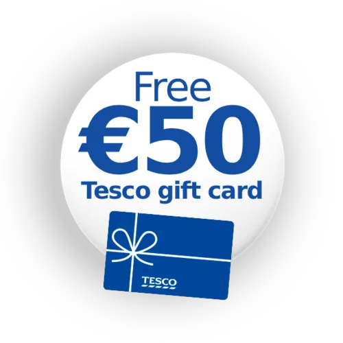 Free 50 euro Tesco Gift card
