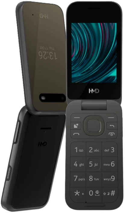 Picture of HMD 2660 Black from the front and back