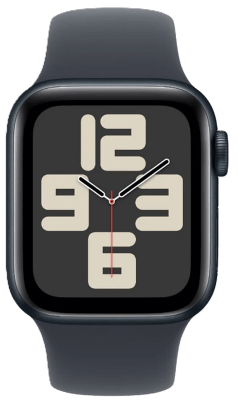 Picture of Apple Watch SE GPS 40mm Midnight Aluminium Case with Midnight Sport Band - M/L