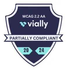 Vially partially compliant badge icon