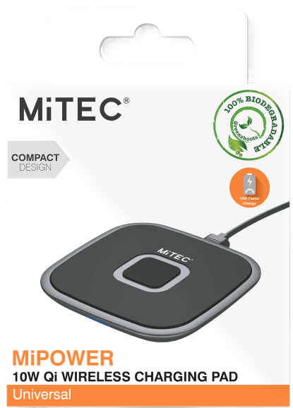 Picture of MiTEC 10W Wireless Charger Pad Packaging