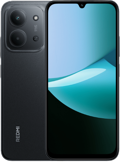 Picture of black Xiaomi Redmi 15C