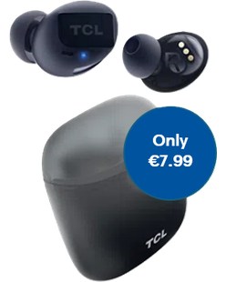 Black TCL SOCL500TWS True Wireless Earbuds