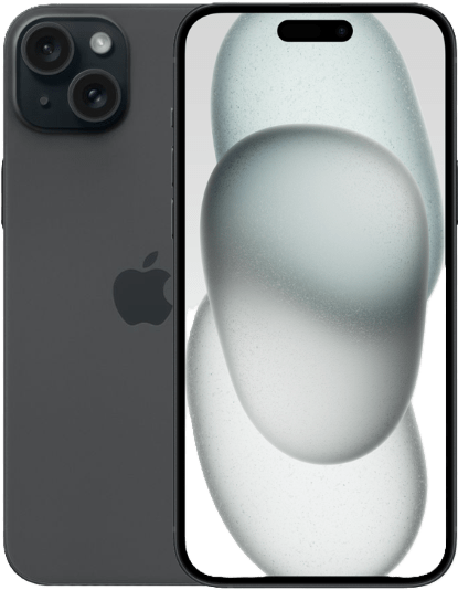 Apple iPhone 15 - Black - Dual View