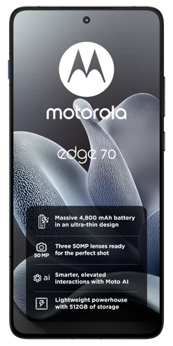 Motorola Moto Edge 70 Pantene front