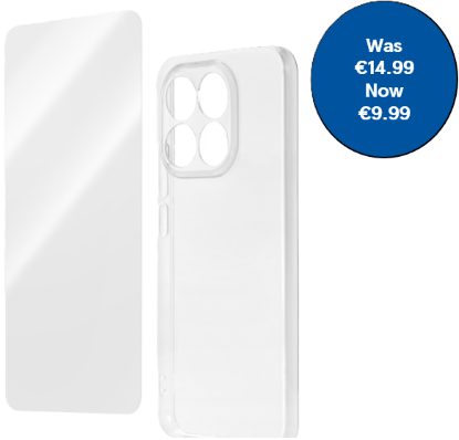 Image of clear case and screen protector for Xiaomi 15T