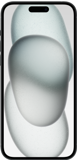 Apple iPhone 15 - Black - Front View