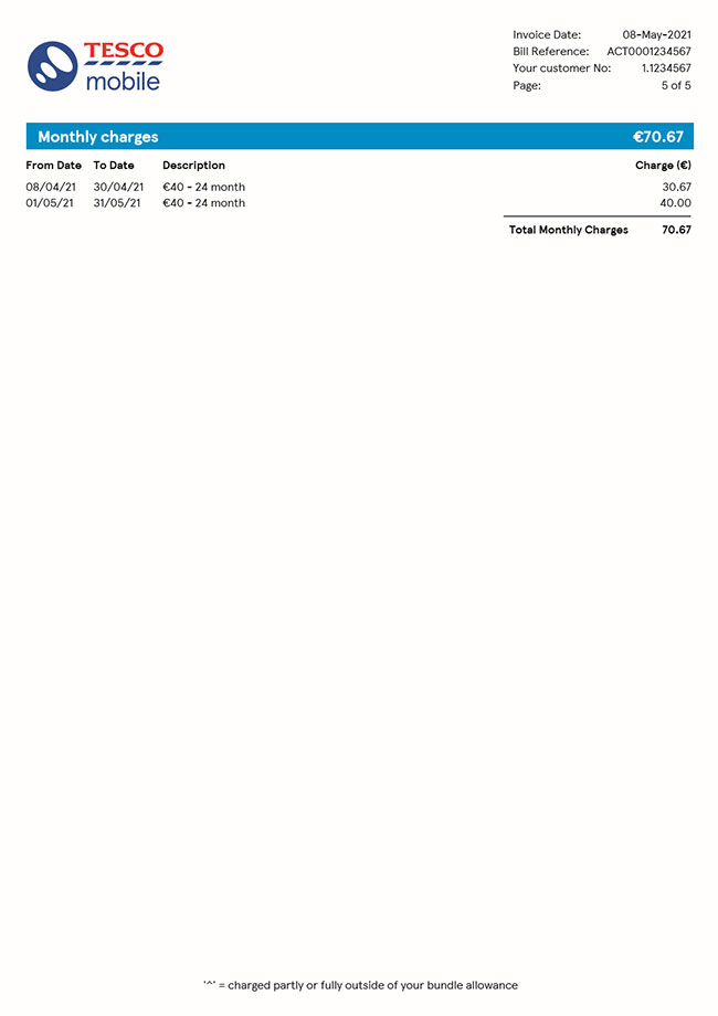 Bill Pay Five